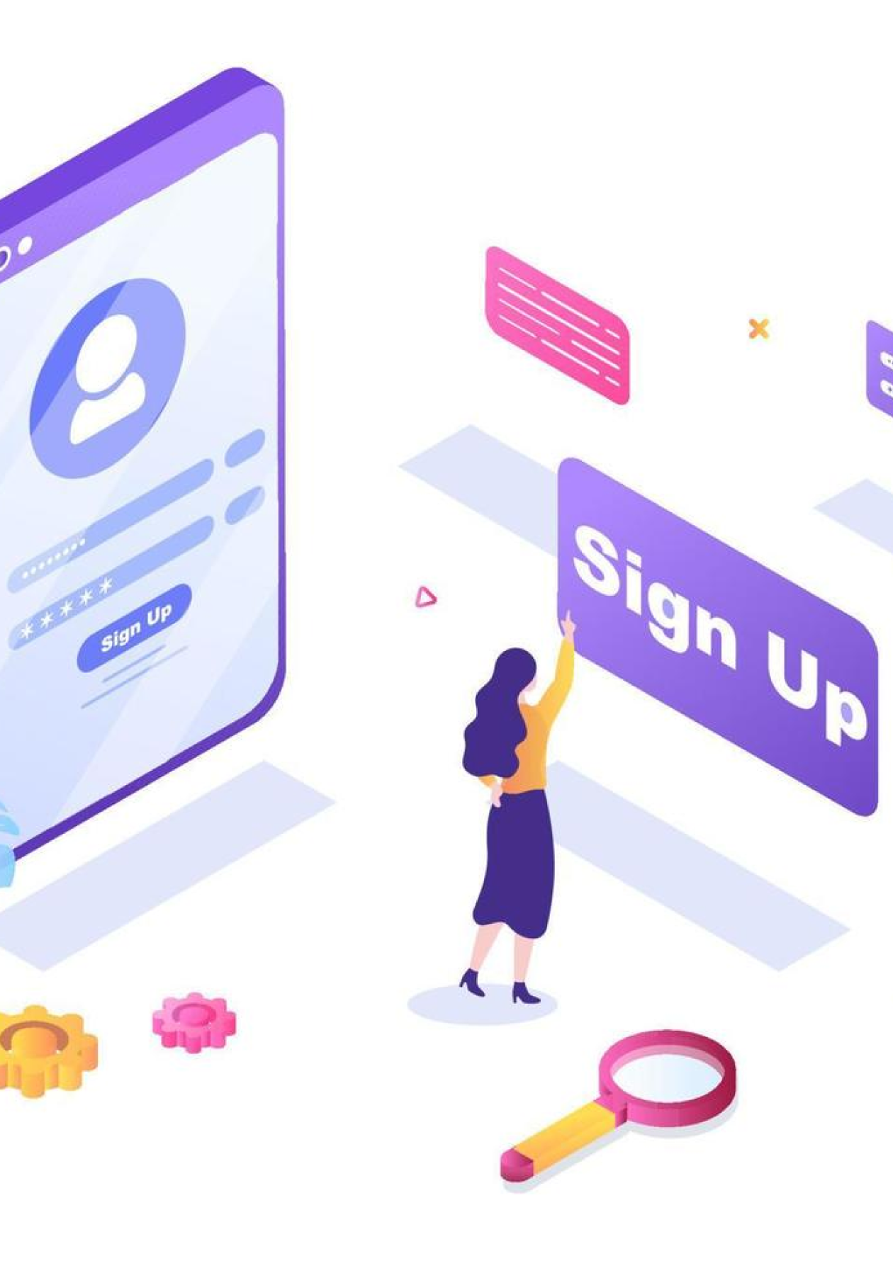 Sign up illustration