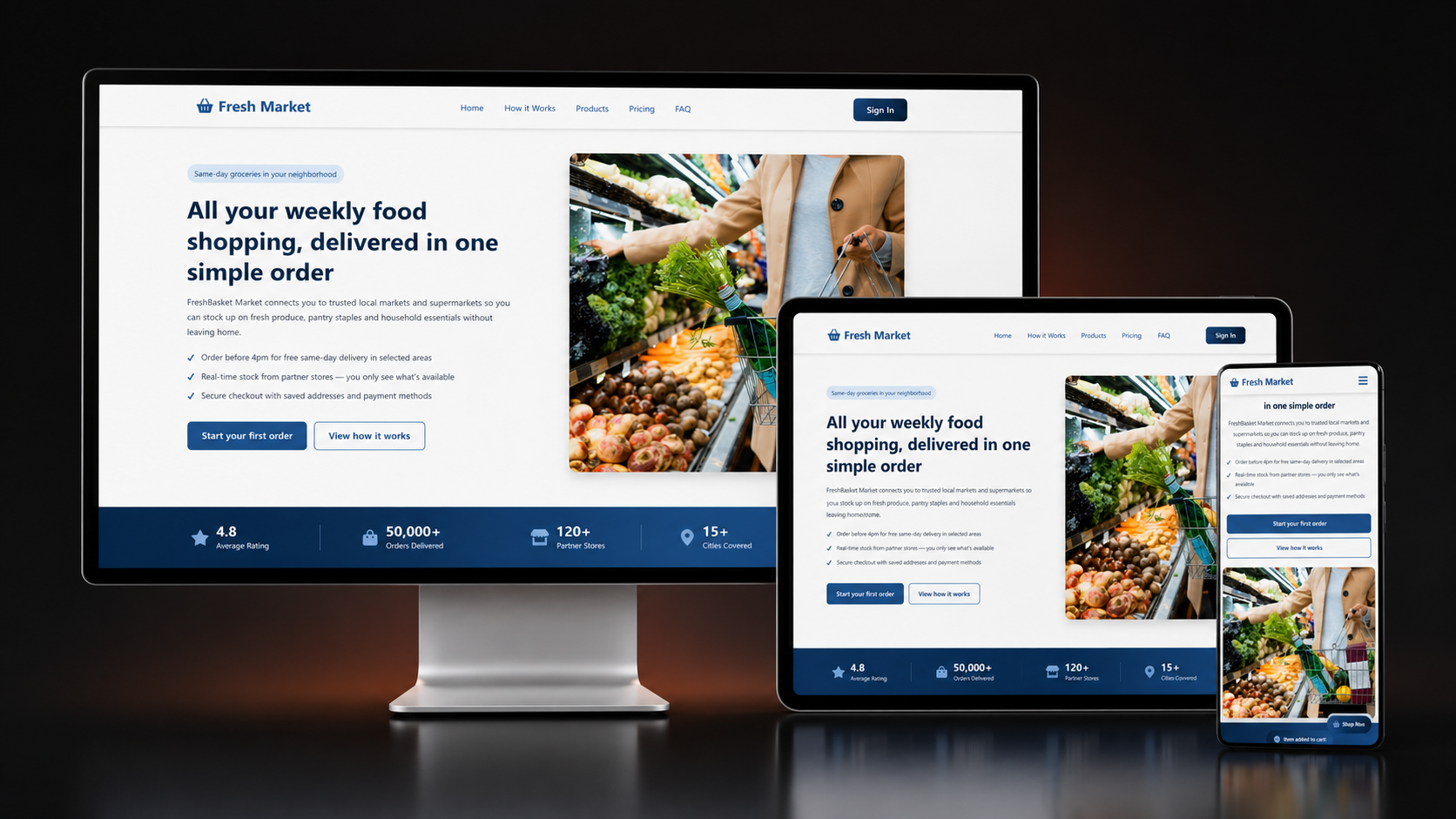 Fresh-market on multiple devices